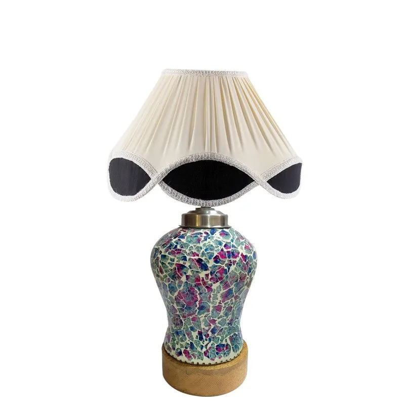 Floranisse Arc Wooden Table Lamp - Multicolor media 4