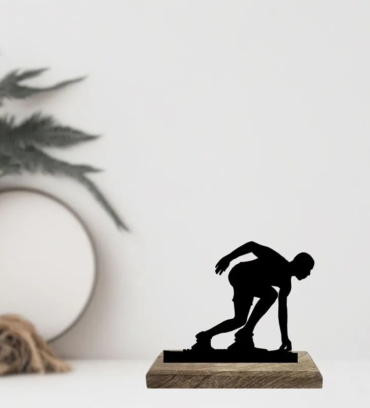 Thundering Athlete Showpiece - Set Of Two media 3