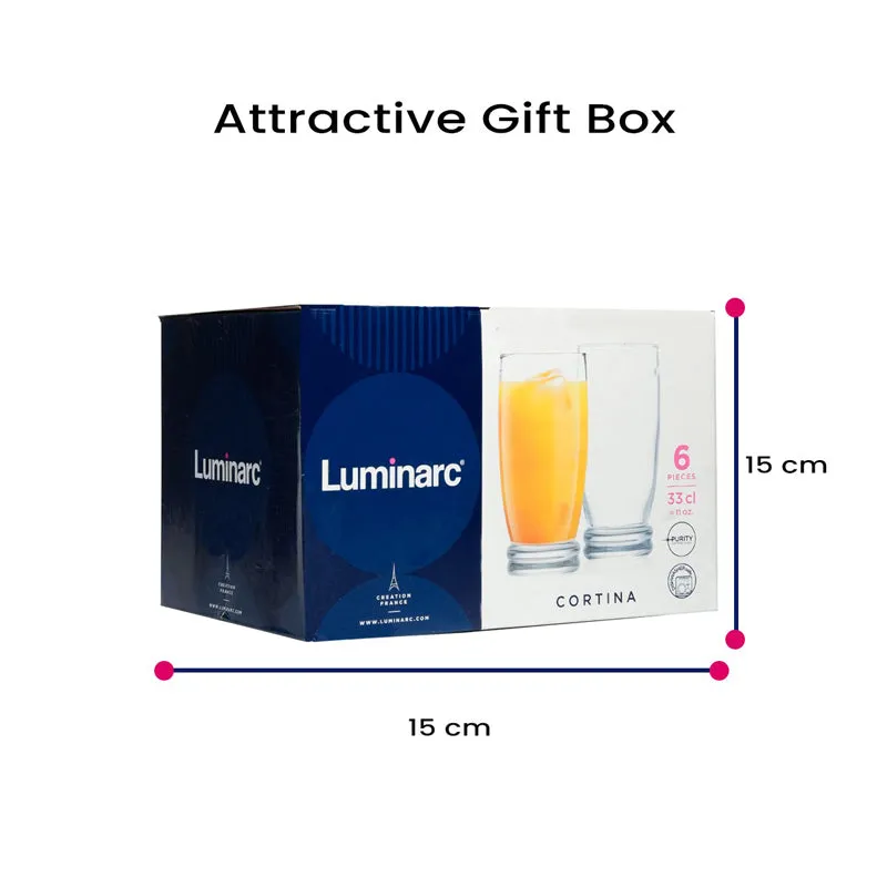 Luminarc Cortina Glass (330 mL) - Set Of Six media 7