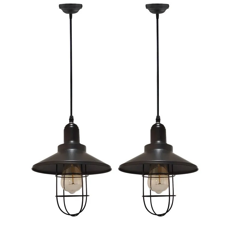 CelestiLight Designer Metal Ceiling Lamp - Set Of Two media 3