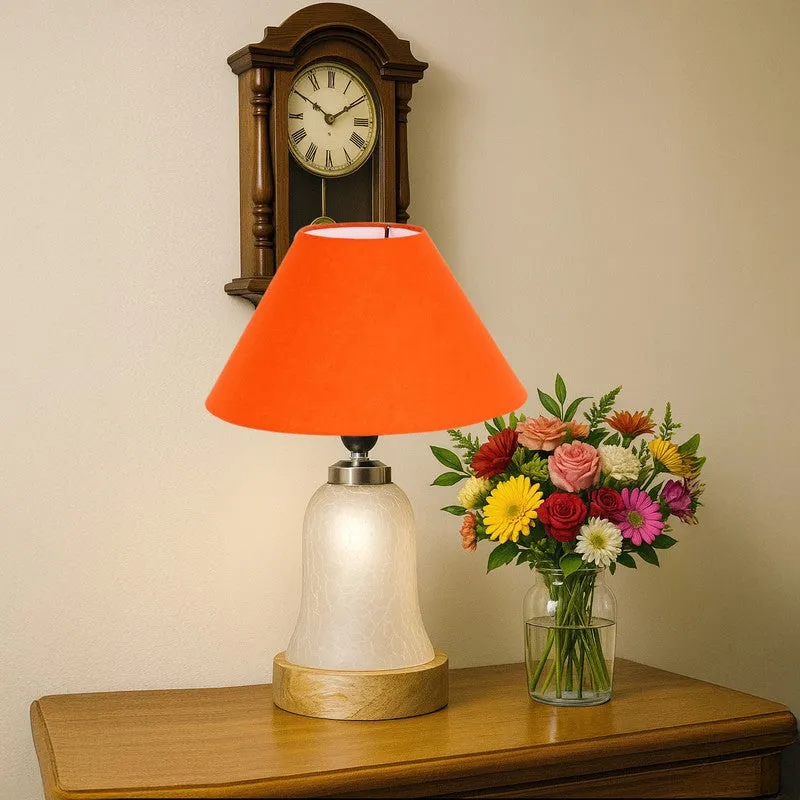 Zoravelle Wooden Table Lamp - Orange media 4