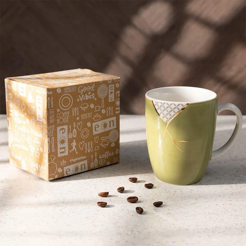 Wabi Porcelain Coffee Mug (295 mL) - Green media 6