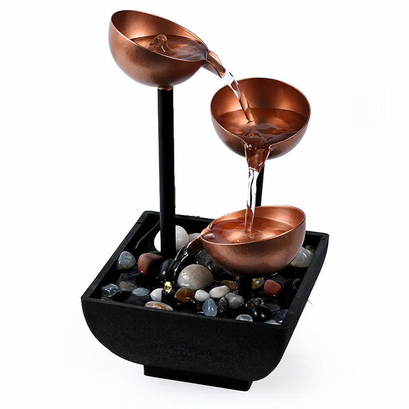 Vessel Flow Table Top Fountain - Copper media 8