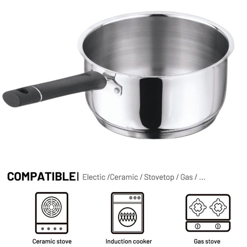 Vinod Auren Stainless Steel Sauce Pan - 1100 mL media 7