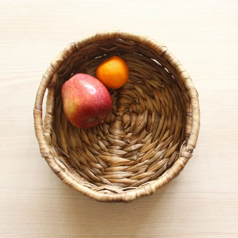 AuroraGlow Natural Fiber Fruit Basket media 4