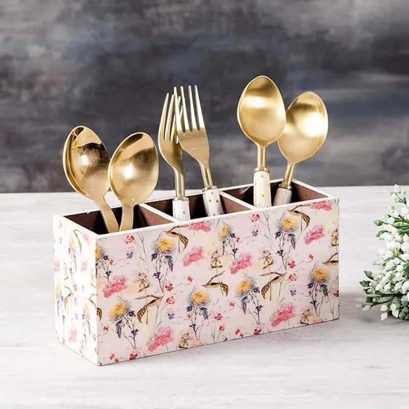 Floral Heavenly Cutlery Holder media 1