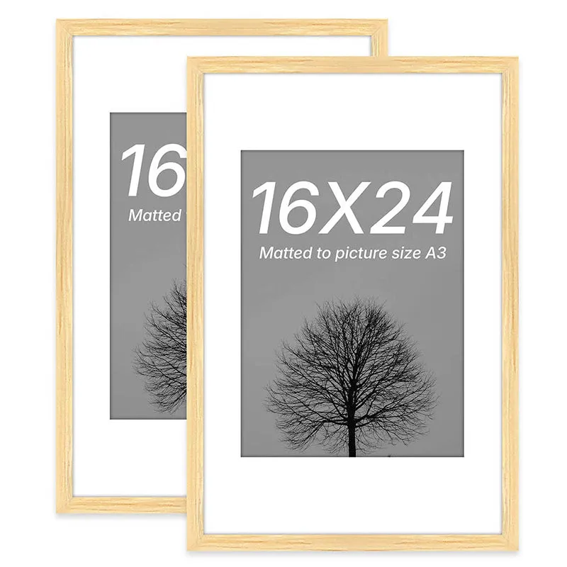 Driftwood Charm Rectangle Photo Frame (Beige) - Set Of Two media 3