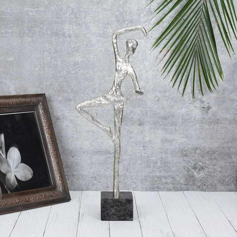 Bravo Ballerina Showpiece - Silver media 1