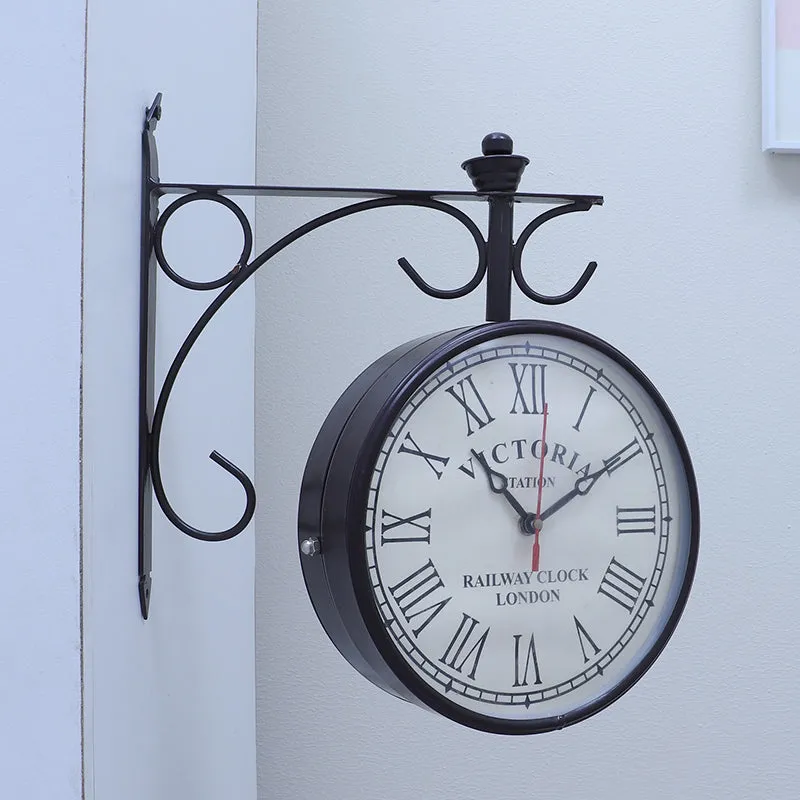 Time Sentinel Iron Wall Clock media 3