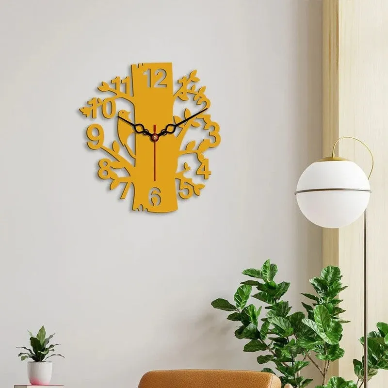 Nature Roots Wooden Wall Clock media 4