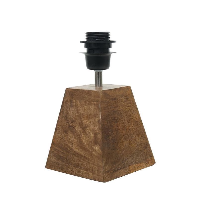 Pyramid Perfection Tall Tales Fabric Table Lamp - Beige,Brown media 4