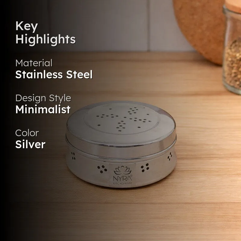 Simmer Silver Stainless Steel Container - 300 mL media 2
