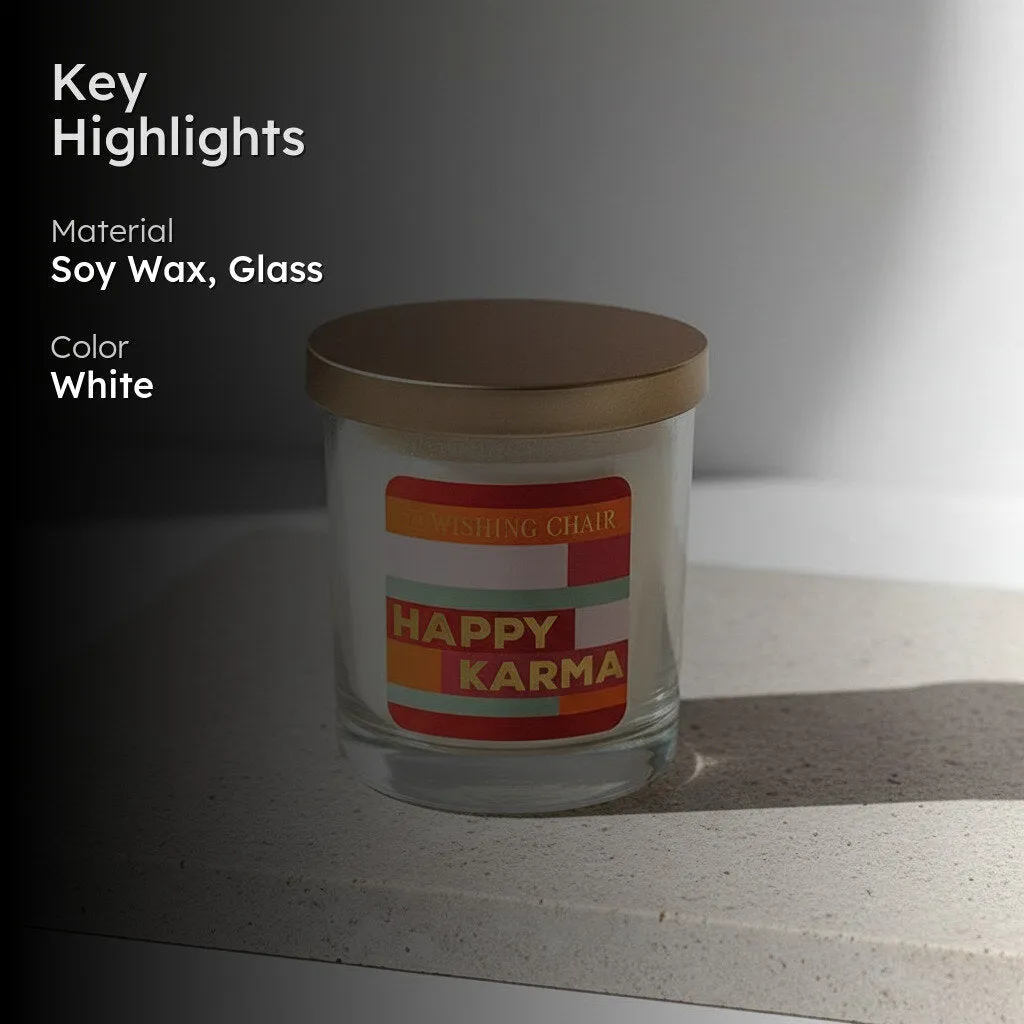 Happy Karma Soy Wax Scented Jar Candle media 2