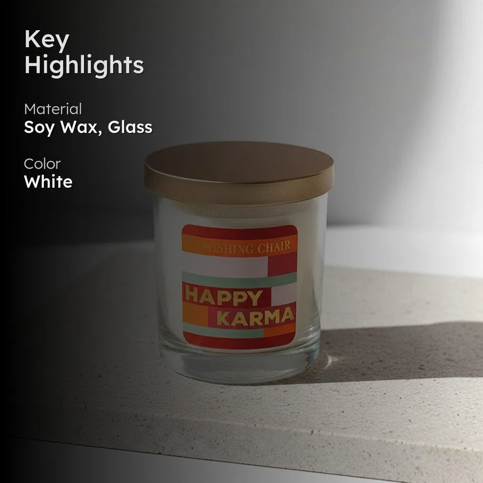 Happy Karma Soy Wax Scented Jar Candle media 2