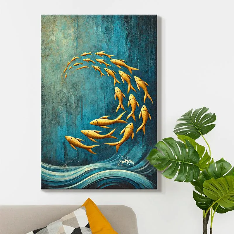 Beneath The Blue Wall Painting media 5
