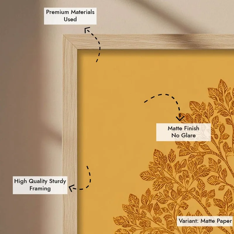 Vanraj Canvas Wall Painting With Brown Frame media 9