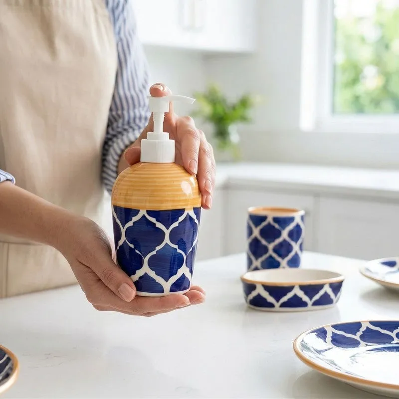 Bloom Aura Ceramic Bathroom Set - Four Piece Set media 4