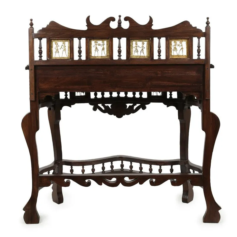 Royal Teak Wood Console Table media 6