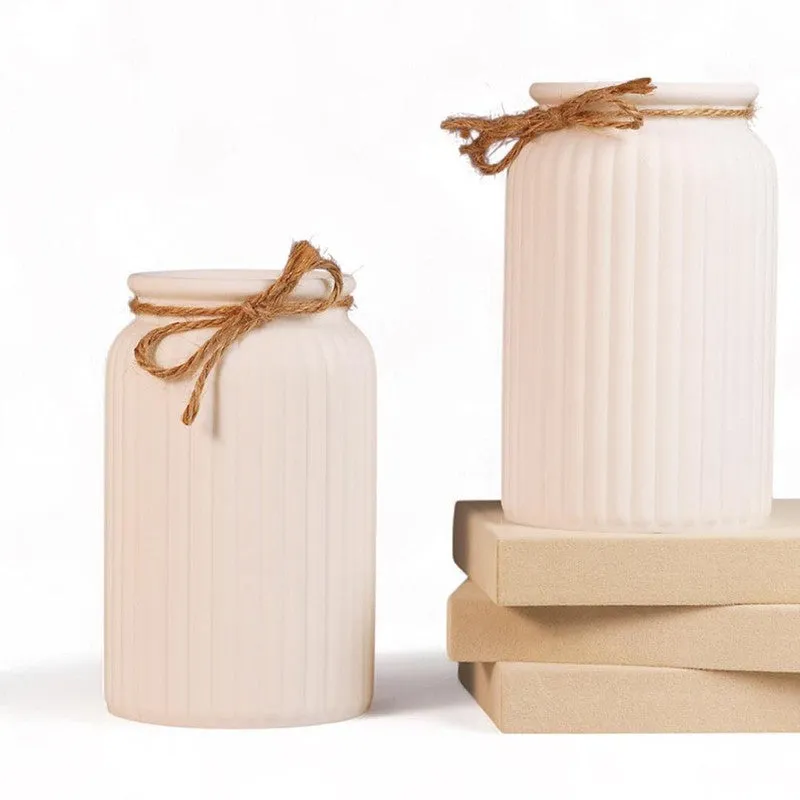 Rustic Ribbon Vase - Set Of Two media 4