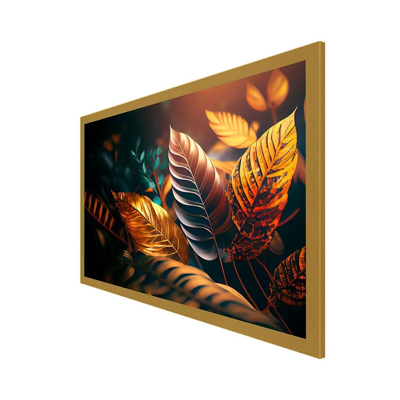 Aura Of Leaves Canvas Wall Painting media 7