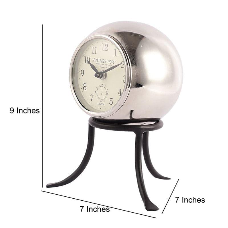 Roxy Table Clock - Silver media 3