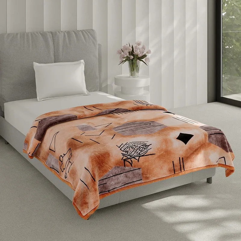 Monte Carlo Terracotta Dreamscape Blanket - 625 GSM media 1