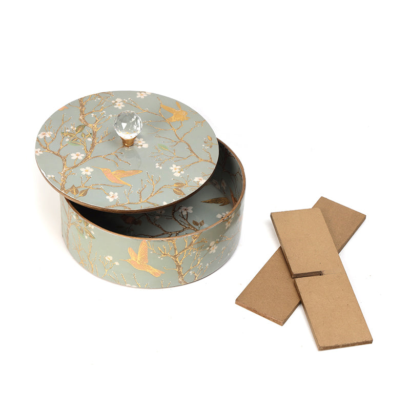 Sterling Flight Mango Wood Dryfruit Box - Grey media 5
