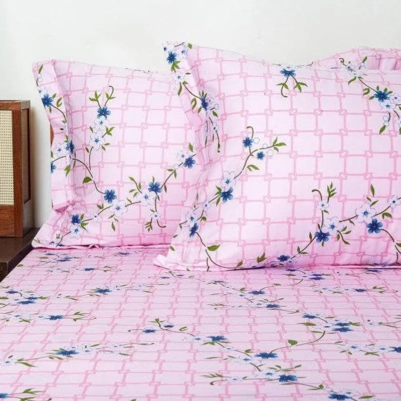 Astha Printed Cotton Bedsheet - 300 TC media 6
