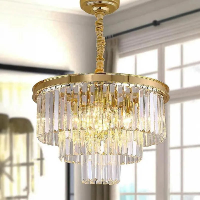 Gold Coraline Chandelier media 1