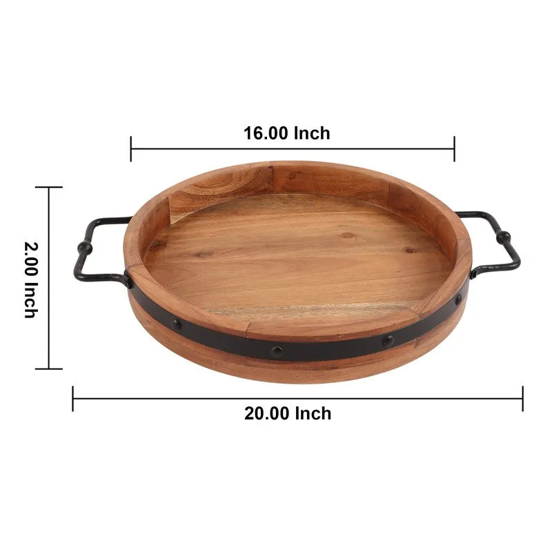IronGrip Wood Serving Tray media 8