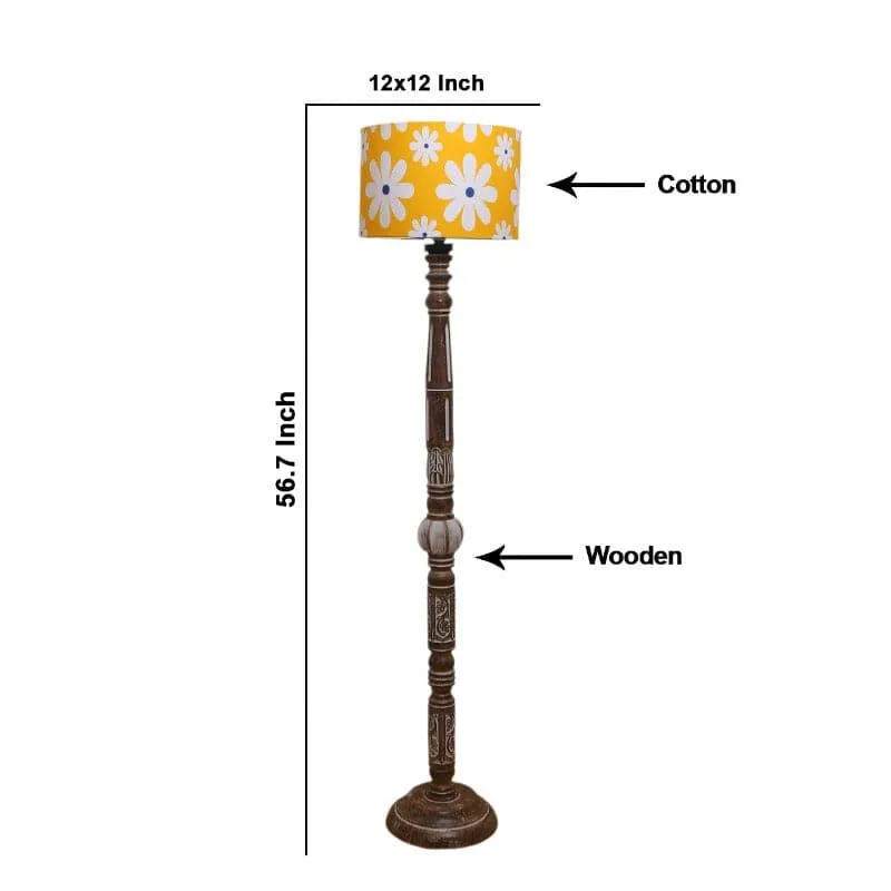 Colton Round Bloomy Floor Lamp media 5