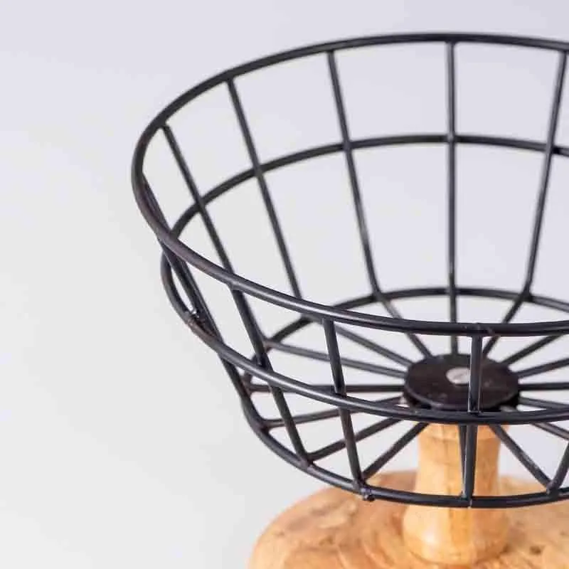 Nautica Basket With Wooden Stand media 4