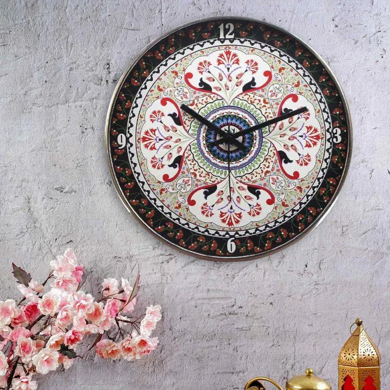 Mandela Tale Wall Clock - Red media 1