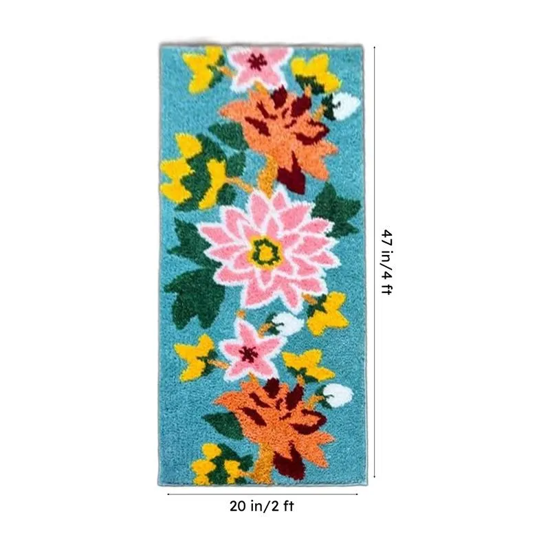 Flora Bloom Micro Fiber Runner Rug media 8