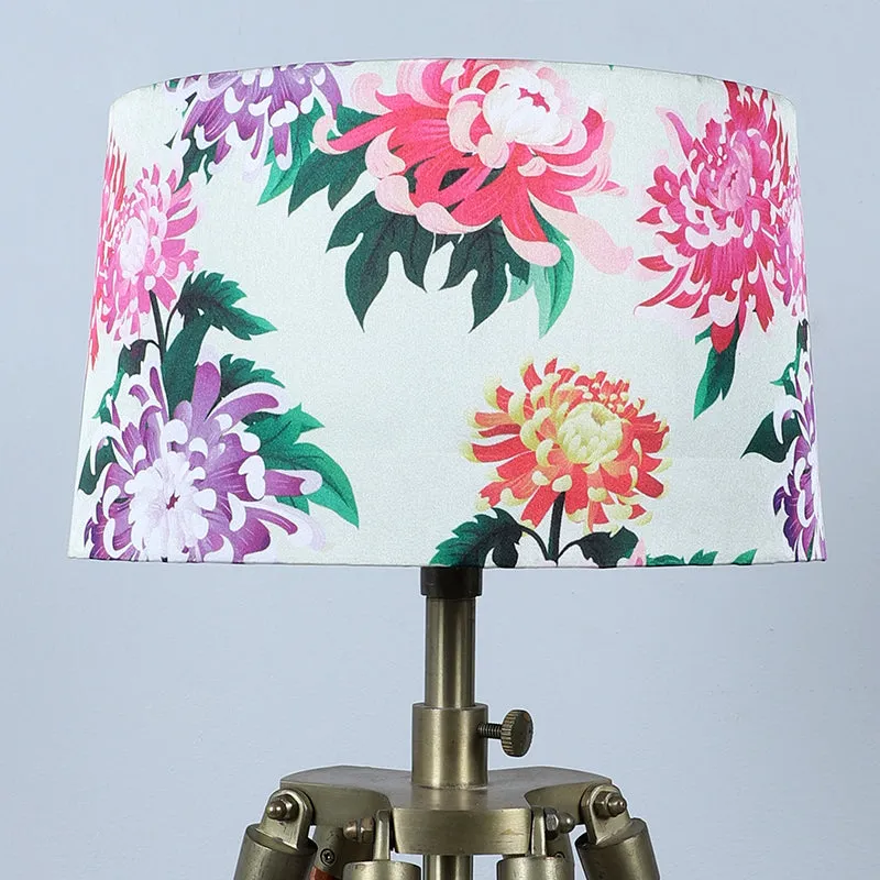 Miyabi Printed Tripod Floor Lamp - Brown media 4