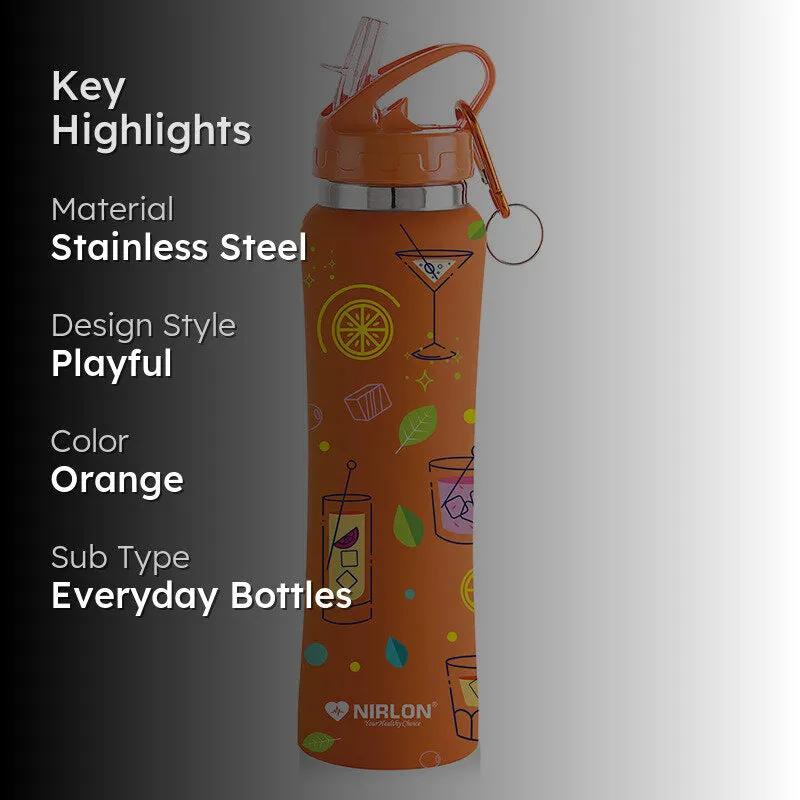 Cocktail Glam Sipper Water Bottle - 750 mL media 2