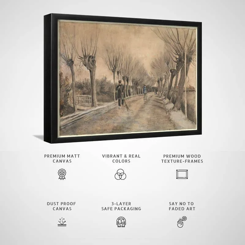 Road In Etten By Vincent Van Gogh - Black Frame media 3