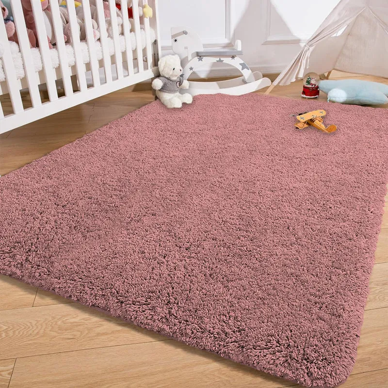 Vegas Luxe Micro Fiber Area Rug - Pink media 1