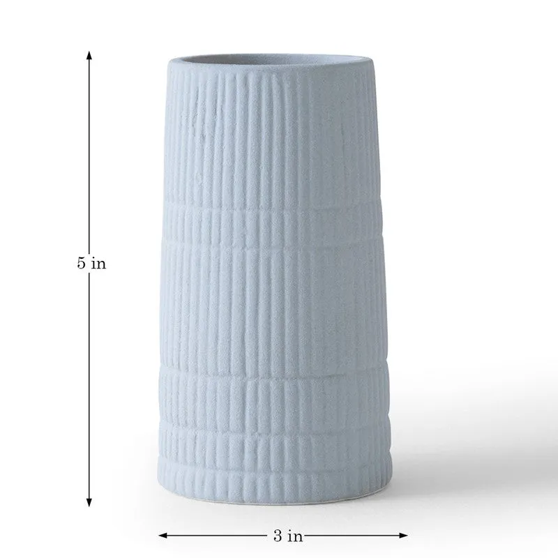 Ash Grey Minimal Ceramic Vase media 9