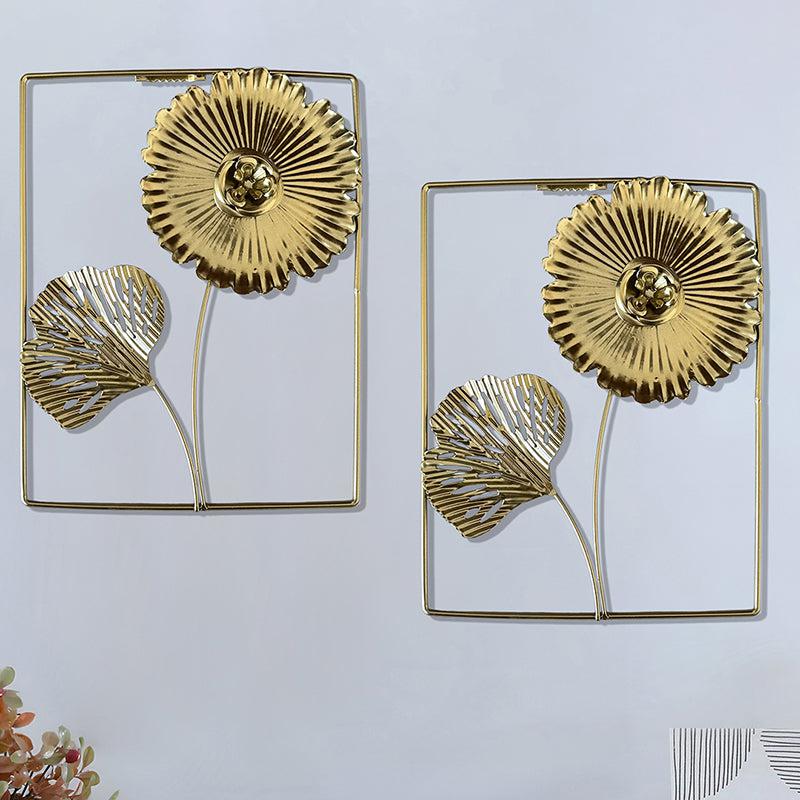 Sculpted Flora Metal Wall Accent - Set Of Two media 4