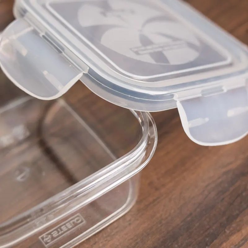 FreshLock Transperant Clear PET Lunch Box - Set of Twelve media 6