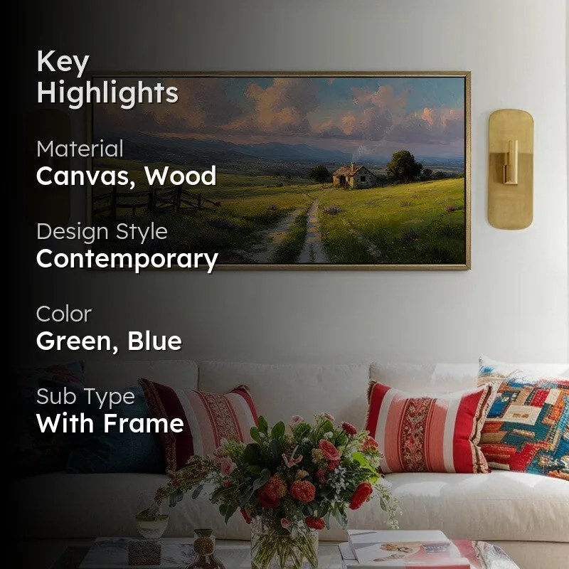 Greenreach Canvas Wall Painting With Frame media 2