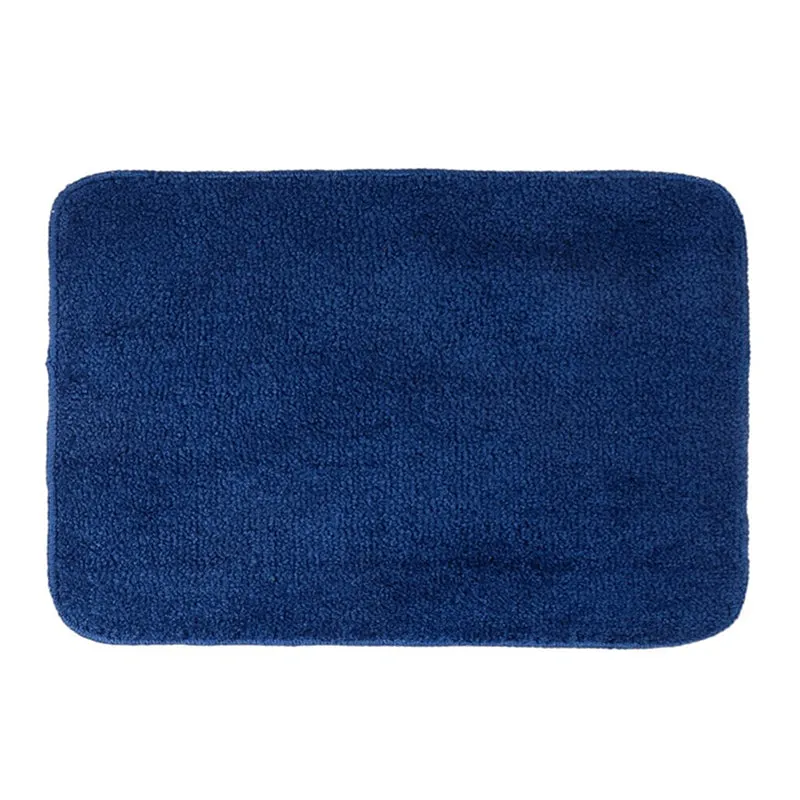 Minimal Mist Microfiber Bath Mats (Blue) - Set of Two media 5