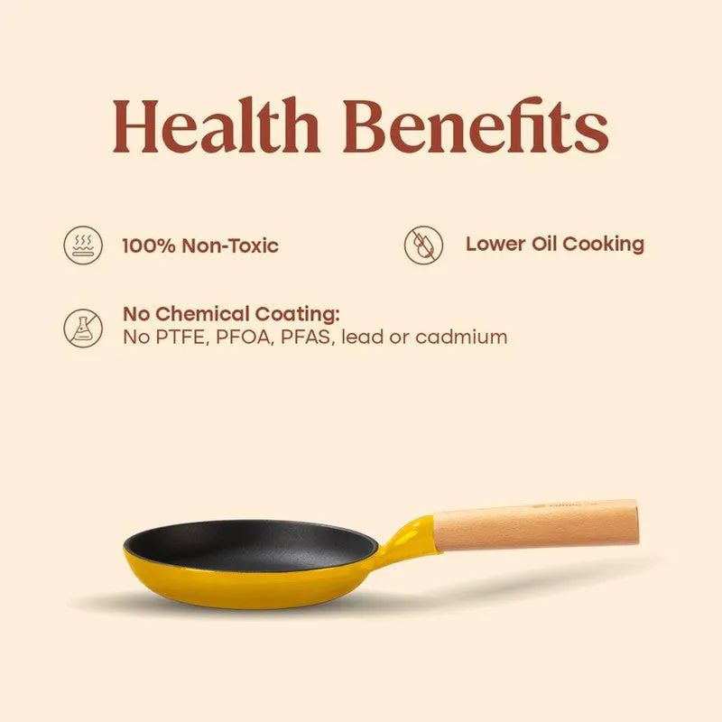 Cumin Co Enamel Cast Iron Frying Pan - 500 mL media 9