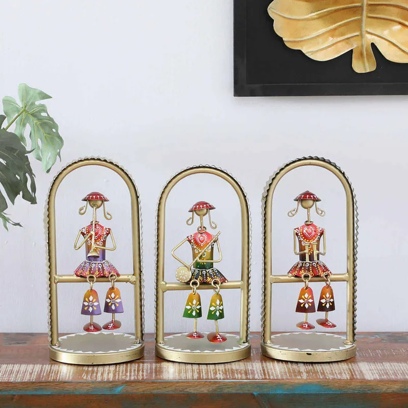 Tribal Artists Showpiece - Set Of Three media 1