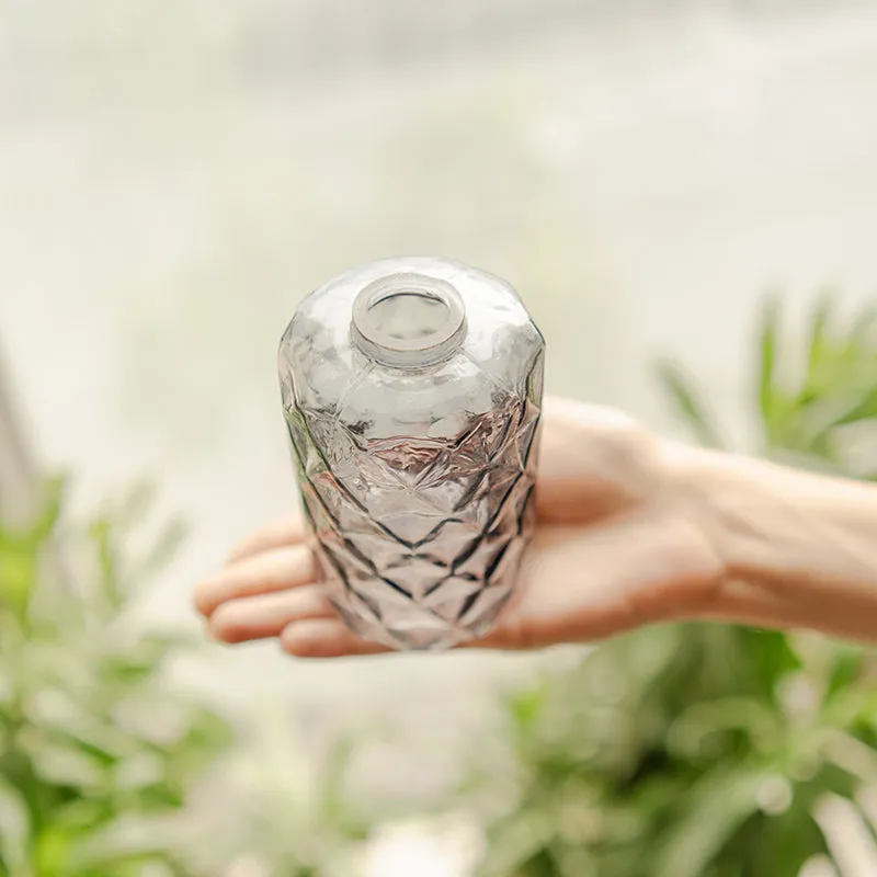 Elegant Glass Vase With Dried Flower Bunch media 5