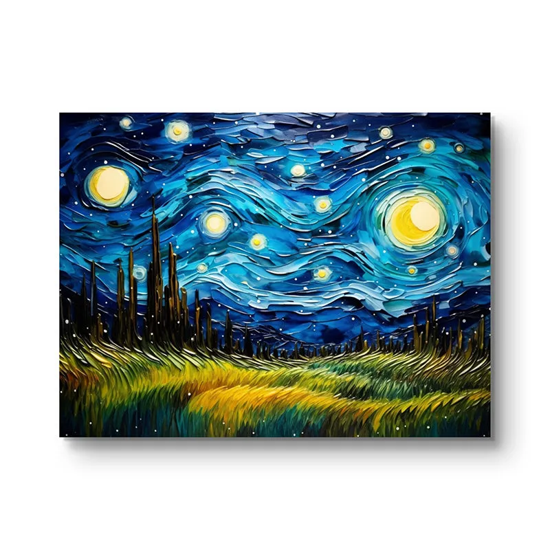 Starry Nights Of Van Gogh Wall Art media 4