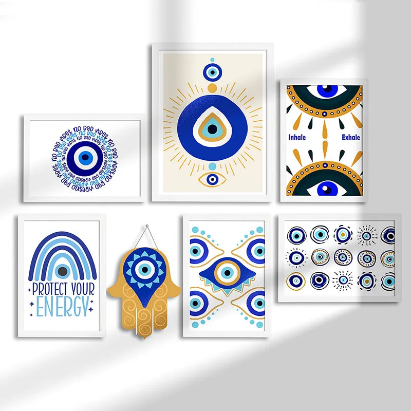 Evil Eye Safety Wall Art - Set Of Seven media 3