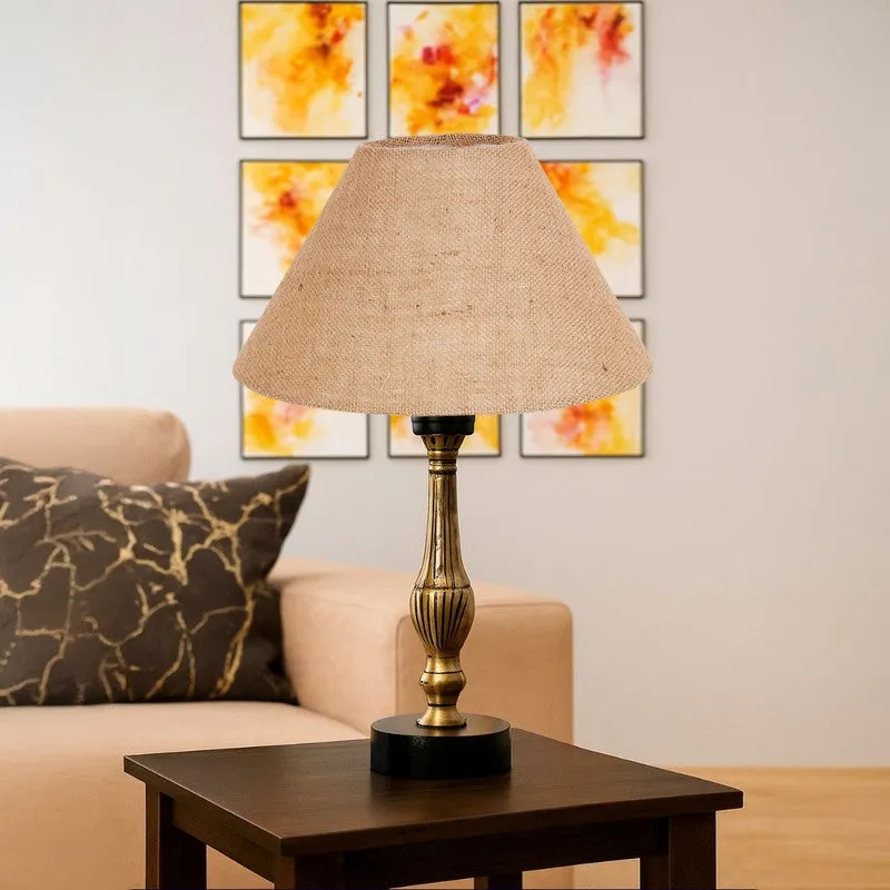 Aurelo Orin Wooden Table Lamp - Beige media 4