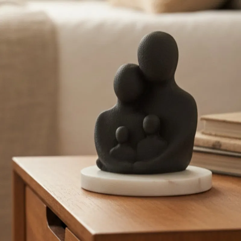 Unity Family Resin Showpiece - Black media 3